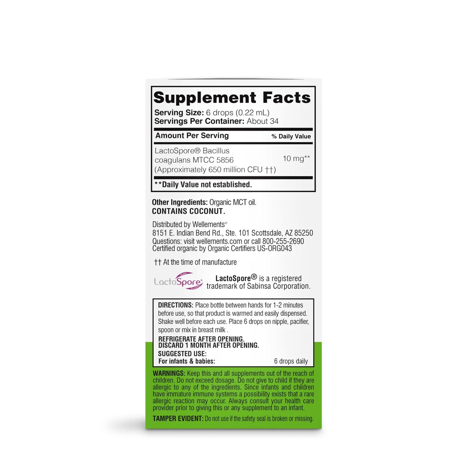 Wellements Bacillus coagulans LactoSpore ingredient highlight.