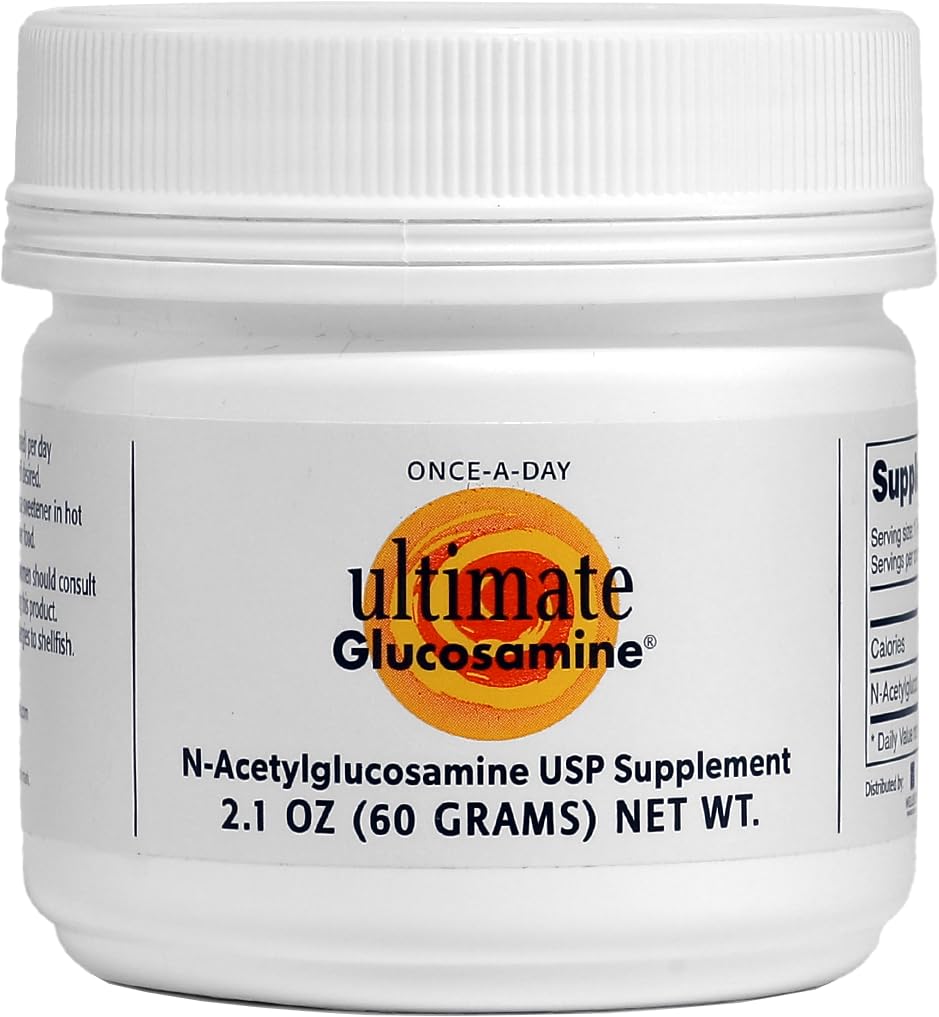 Wellesley Therapeutics Ultimate Glucosamine bottle for easy daily joint support.