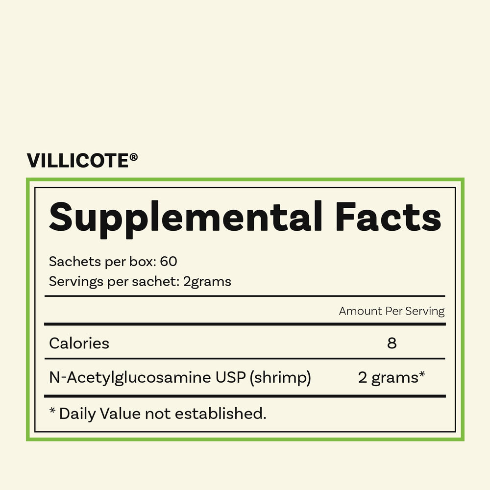 Villicote ready-to-stir sachet in a cup for daily comfort.
