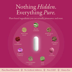 Wellfern supplements packshot highlights convenient daily support for hormonal balance and sleep.