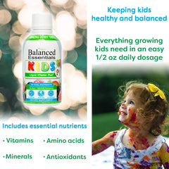 Wellgenix Balanced Essentials Kids serving over juice to ease incorporation