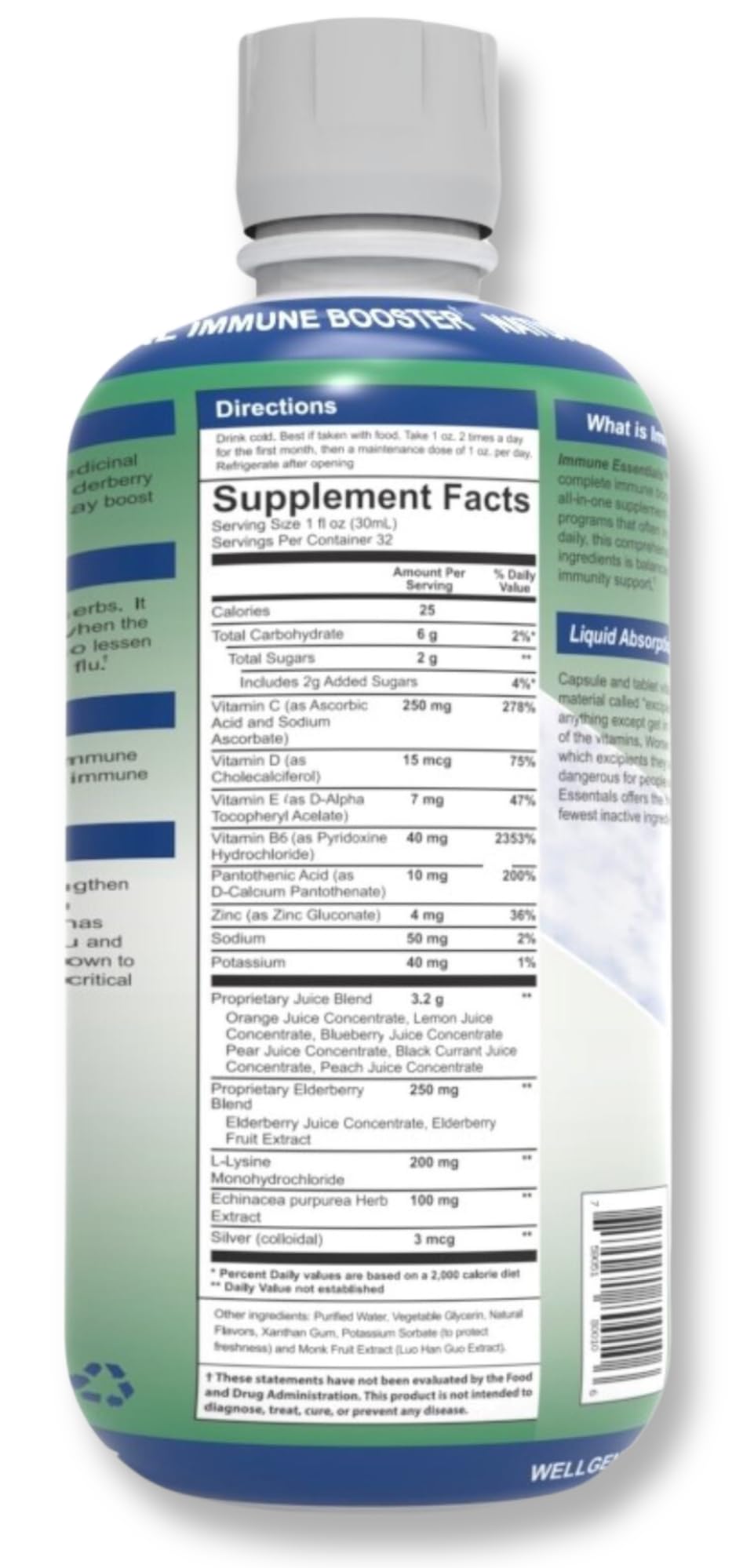 Wellgenix Immune Essentials on kitchen counter ready for family use