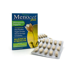 Wellgenix Menocet Plus pills for daily relief from menopausal symptoms.