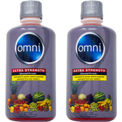Wellgenix Omni Cleansing Drink bottle front showing fruit punch flavor for detox support.