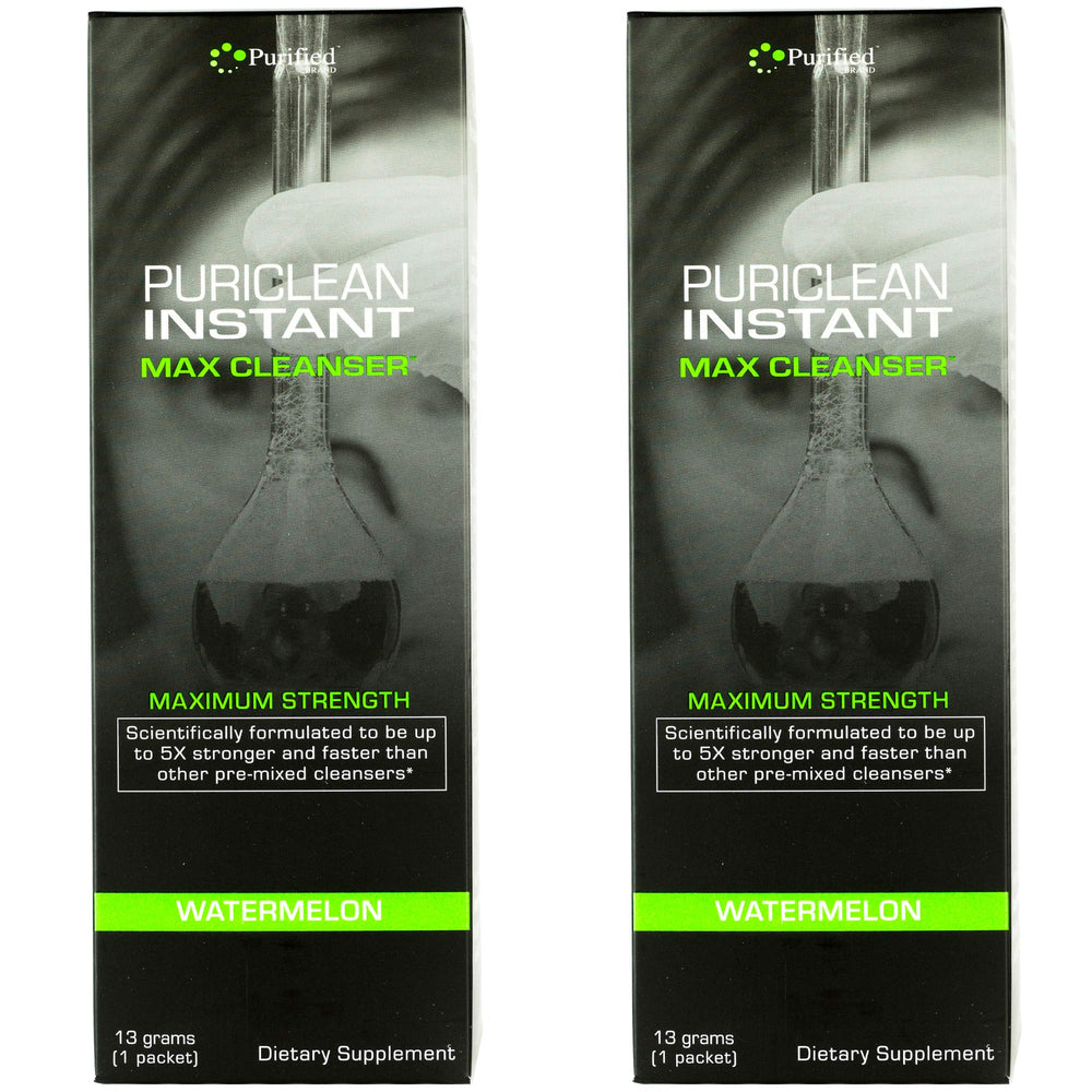Wellgenix Puriclean bottle pour demonstrates quick on the go detox preparation