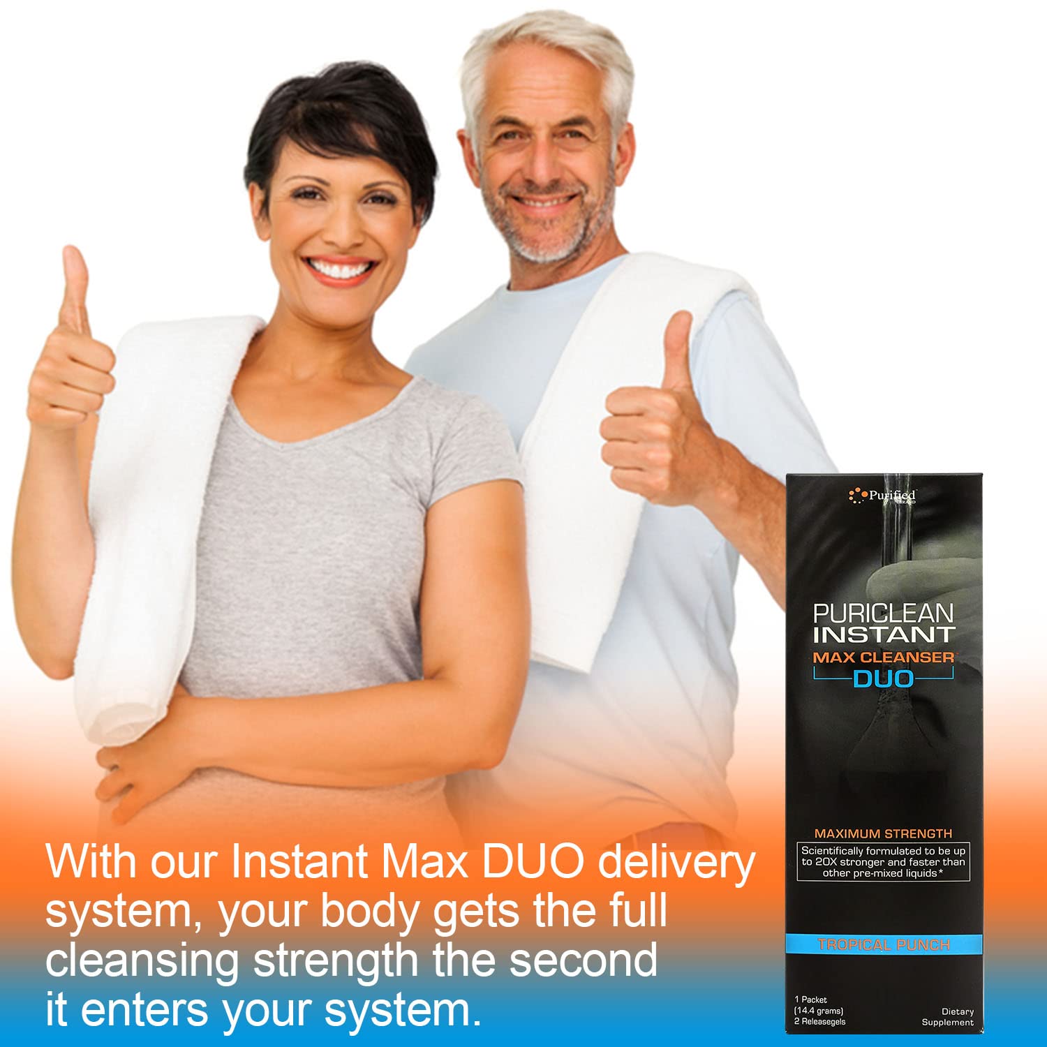 Wellgenix Puriclean product display emphasizes premium detox experience