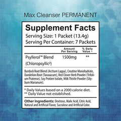 Wellgenix Puriclean Instant Max Cleanser powder being mixed with water for easy detox.