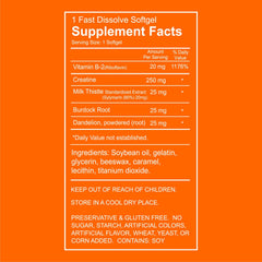 Wellgenix Puriclean instant-softgel pour depicts simple intake