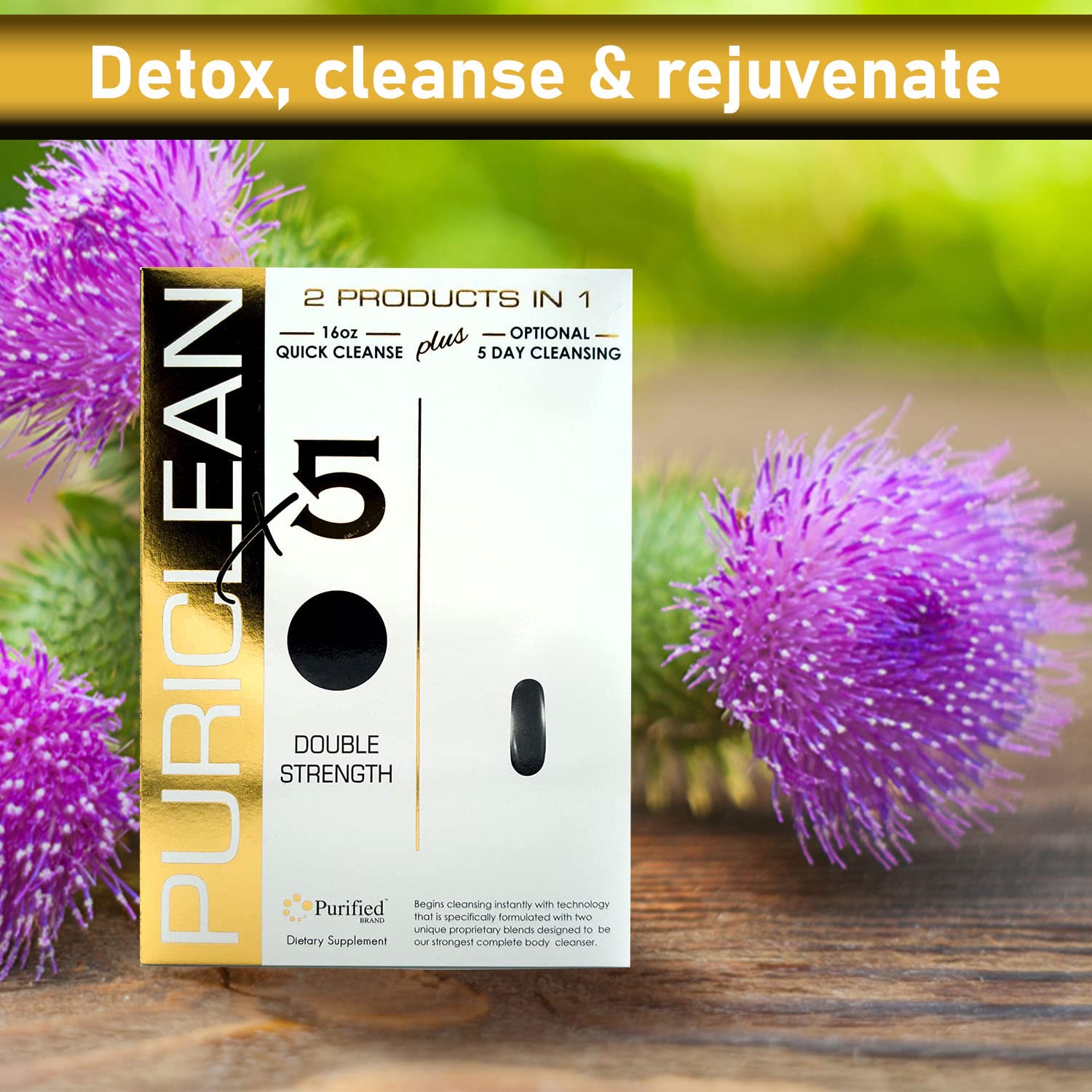 Wellgenix Puriclean X5 fast acting softgel for quick cleansing action