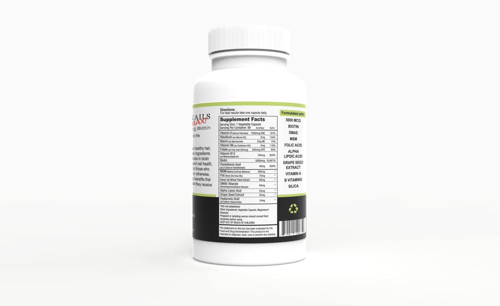 Wellgenix Purvana Max label detail emphasizes transparency with clear supplement facts.