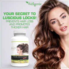 Wellgenix Purvana MAX MSM blend on label focusing on skin elasticity and nails.