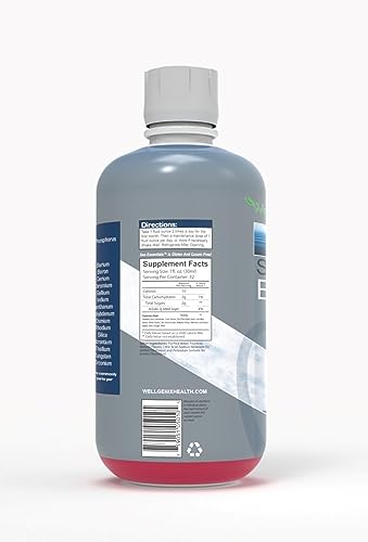 Wellgenix Sea Essentials label close-up shows transparent nutrition panel