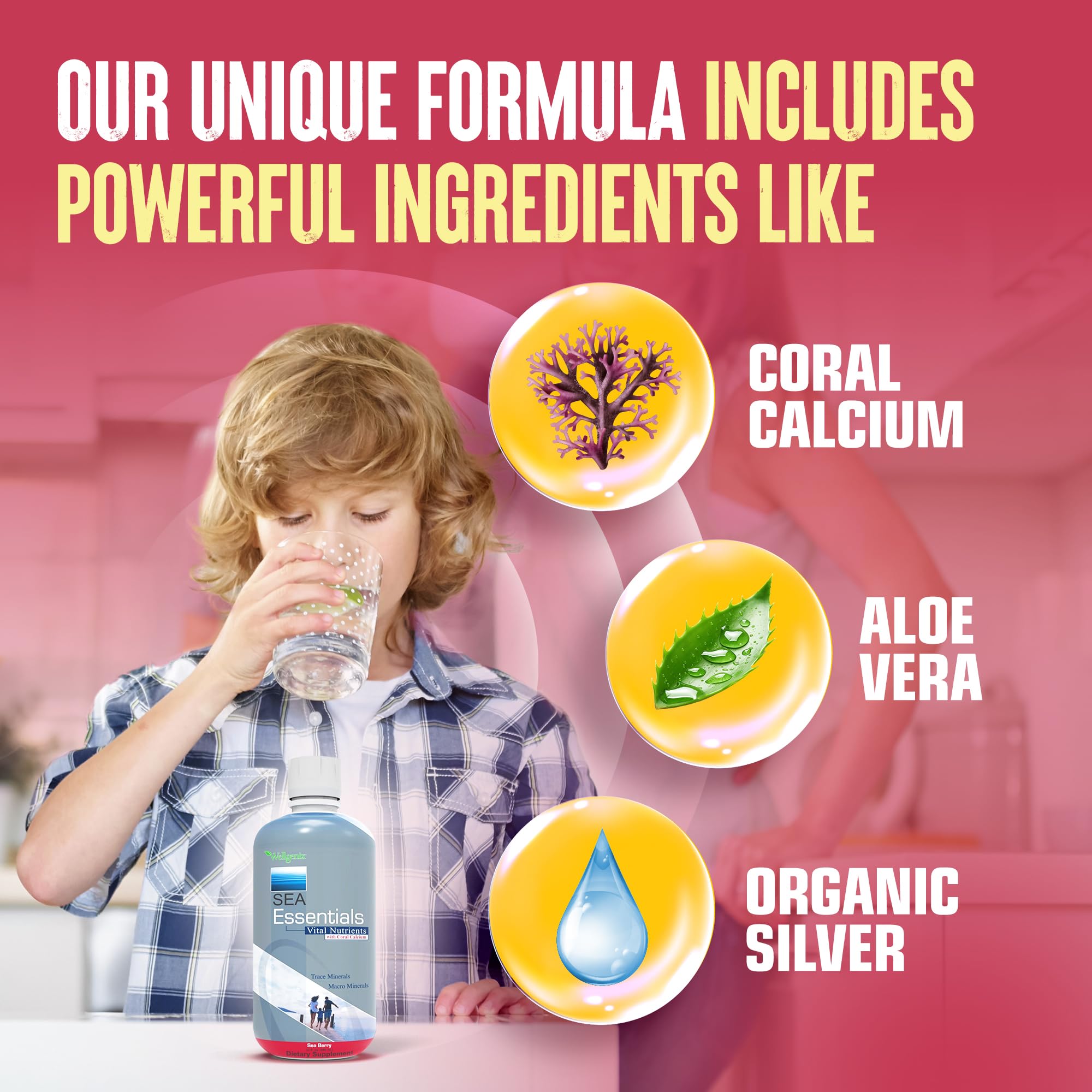 Wellgenix Sea Essentials ready to mix into water juice or smoothies