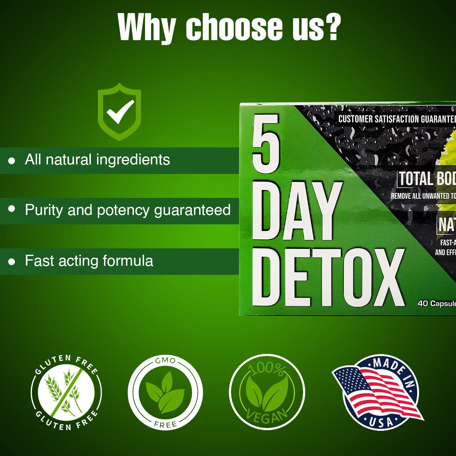 Wellgenix Strip 5 Day Detox pills beside water, illustrating easy daily use