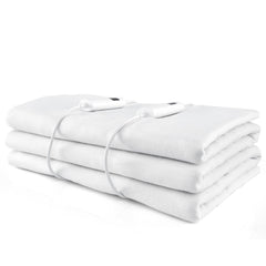 WELLHUT dual-control king heated mattress pad top view showing independent zones