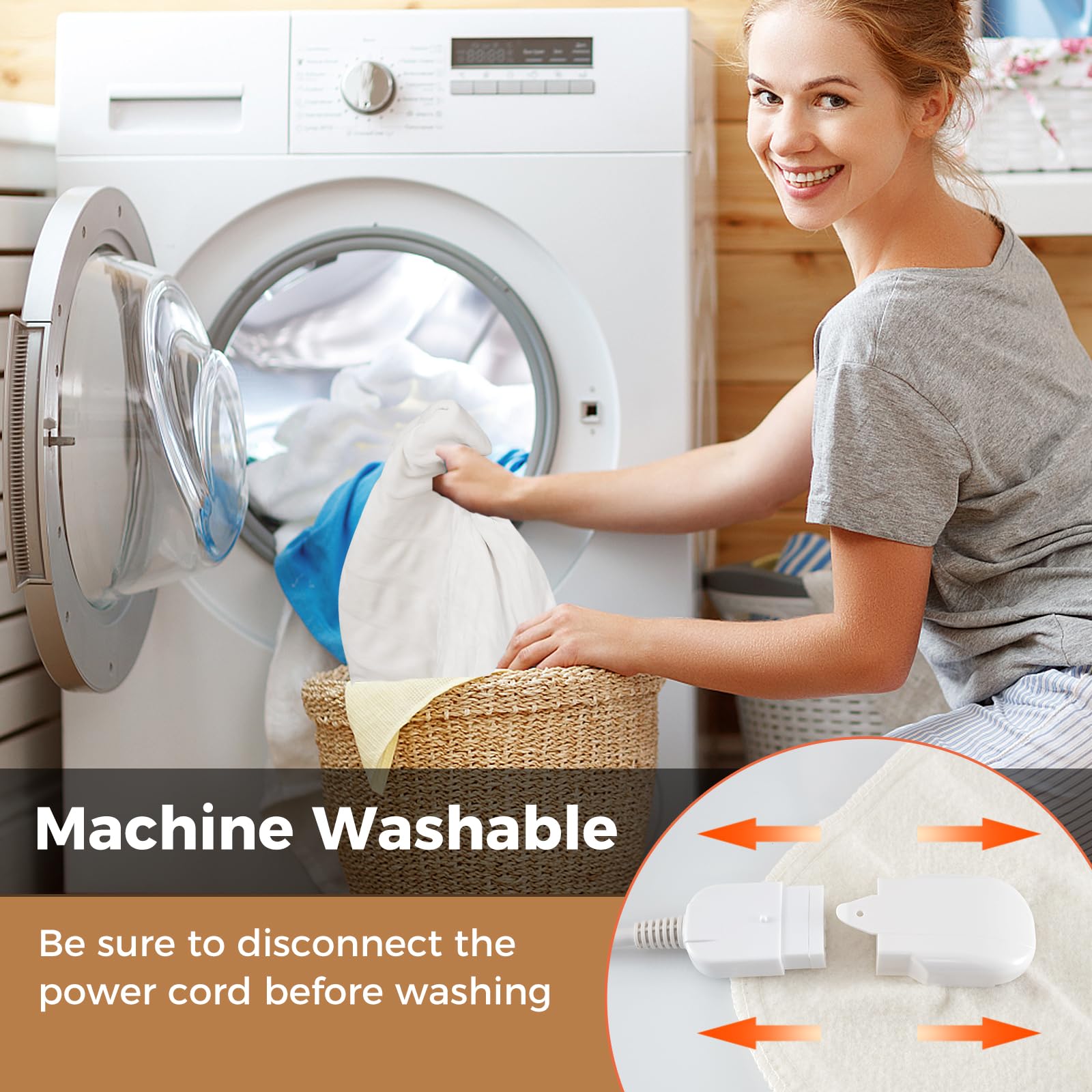 WELLHUT ETL-certified pad with auto shut-off for safe heating