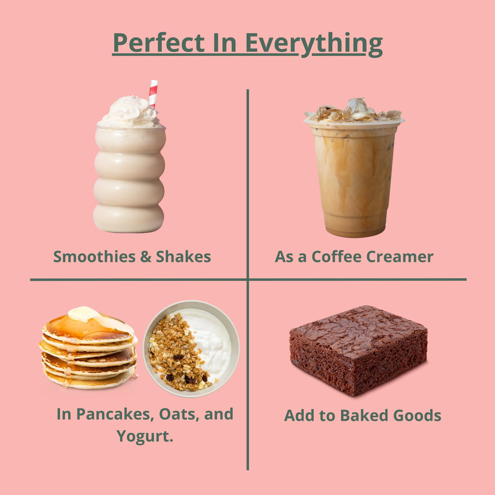 Wellious almond protein powder packaging, clean label and premium ingredients.