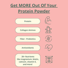Wellious almond protein powder porridge topping, creamy plant-based boost.