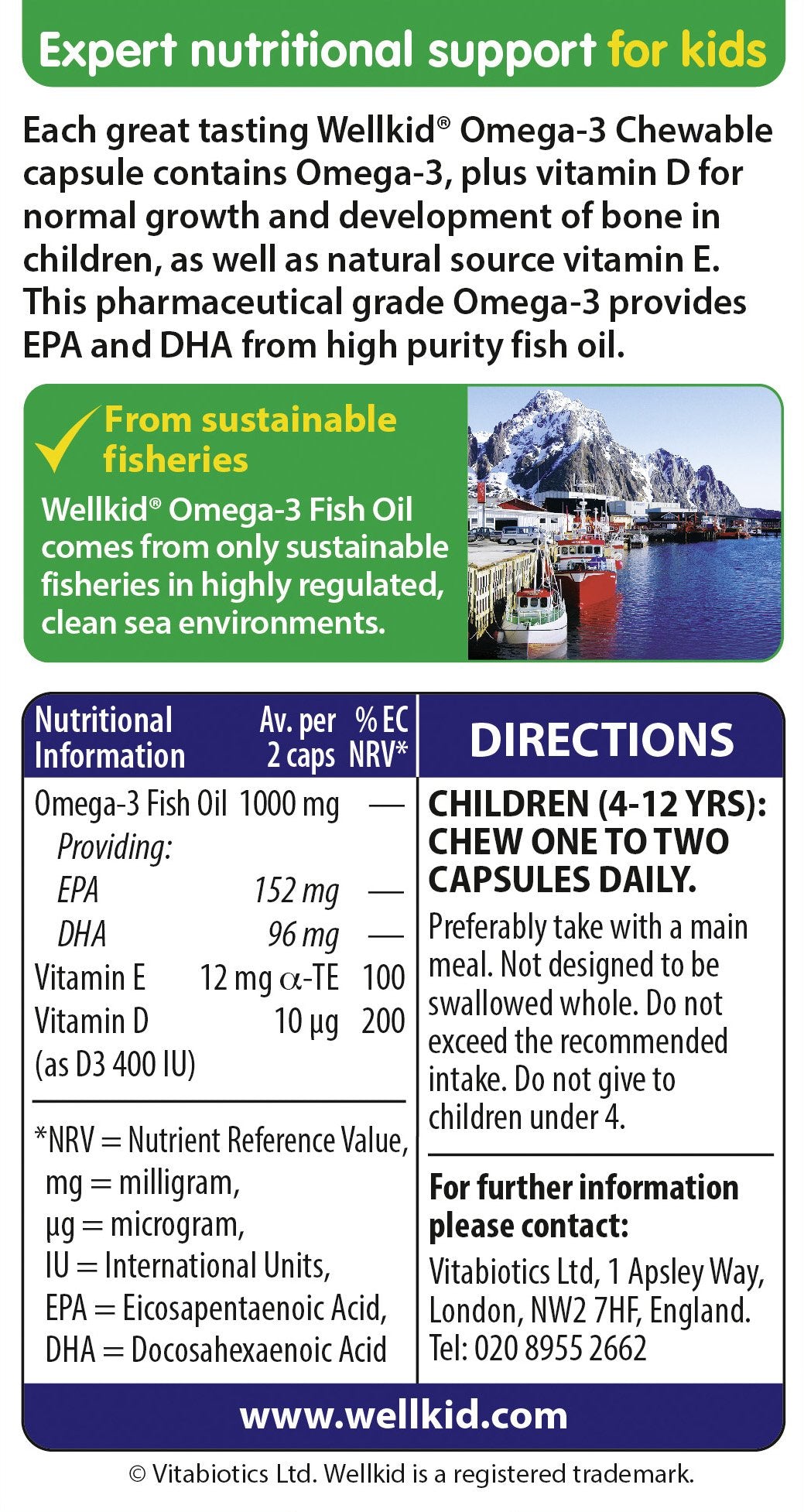 Wellkid Softburst natural vitamin E source for balanced daily nutrition.