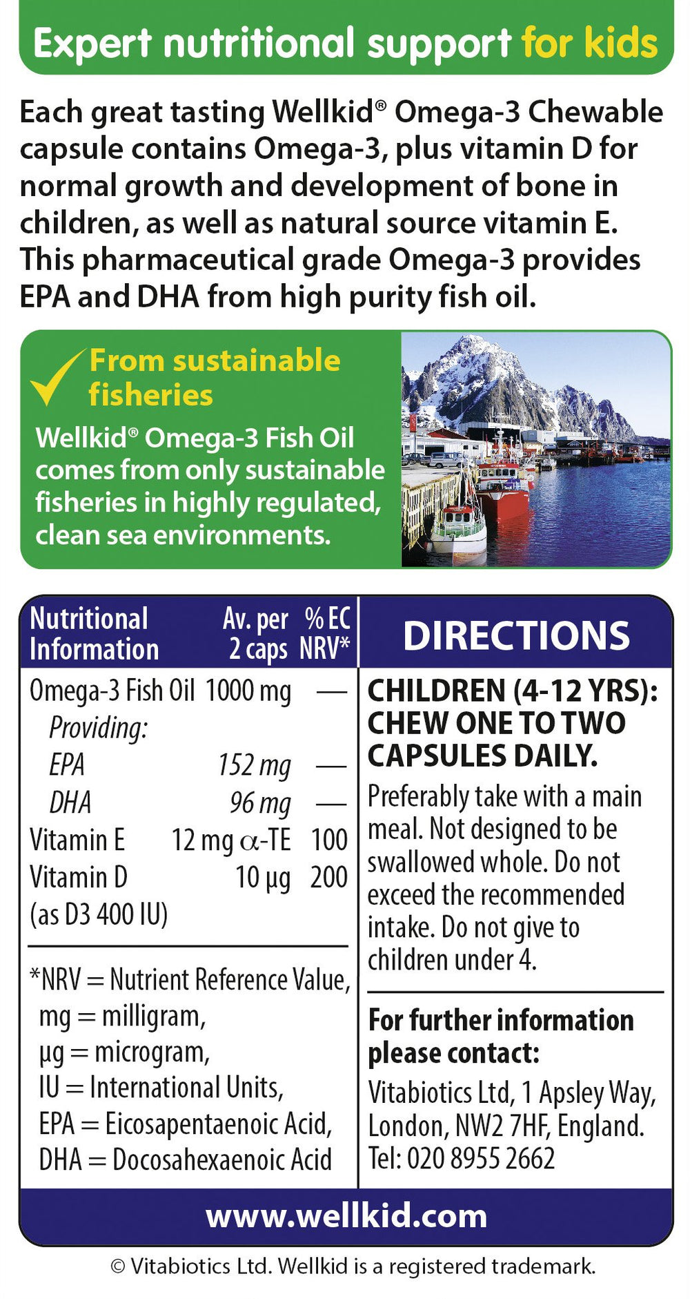 Wellkid Softburst natural vitamin E source for balanced daily nutrition.