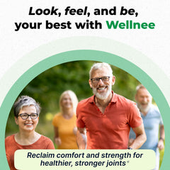 Wellnee Joint Support turmeric and boswellia detail highlighting anti inflammatory options