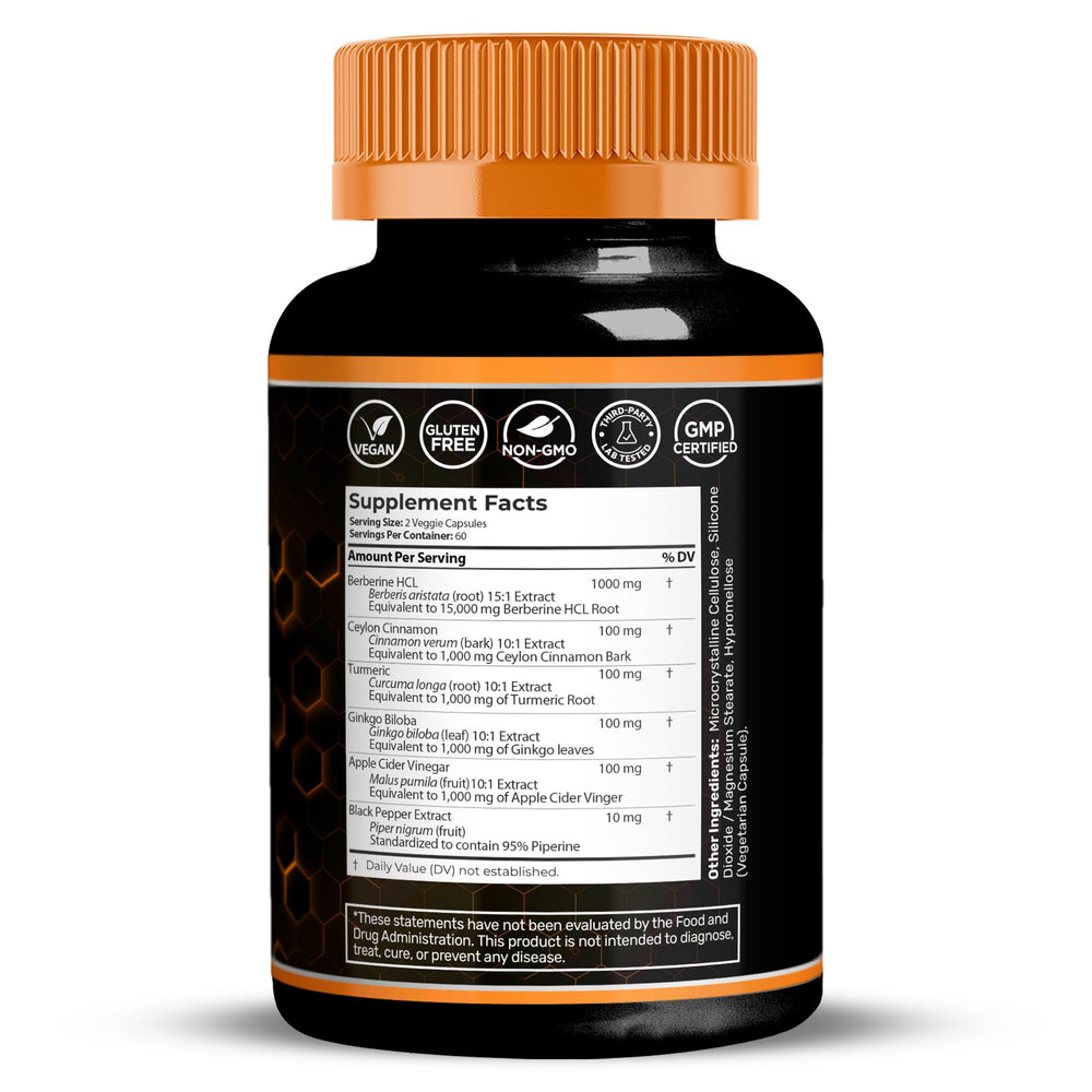 Close-up of Wellness LabsRx Berberine capsules for daily wellness