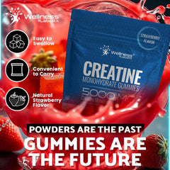 WELLNESS LABSRX Creatine Gummies two-packs image emphasizes value.