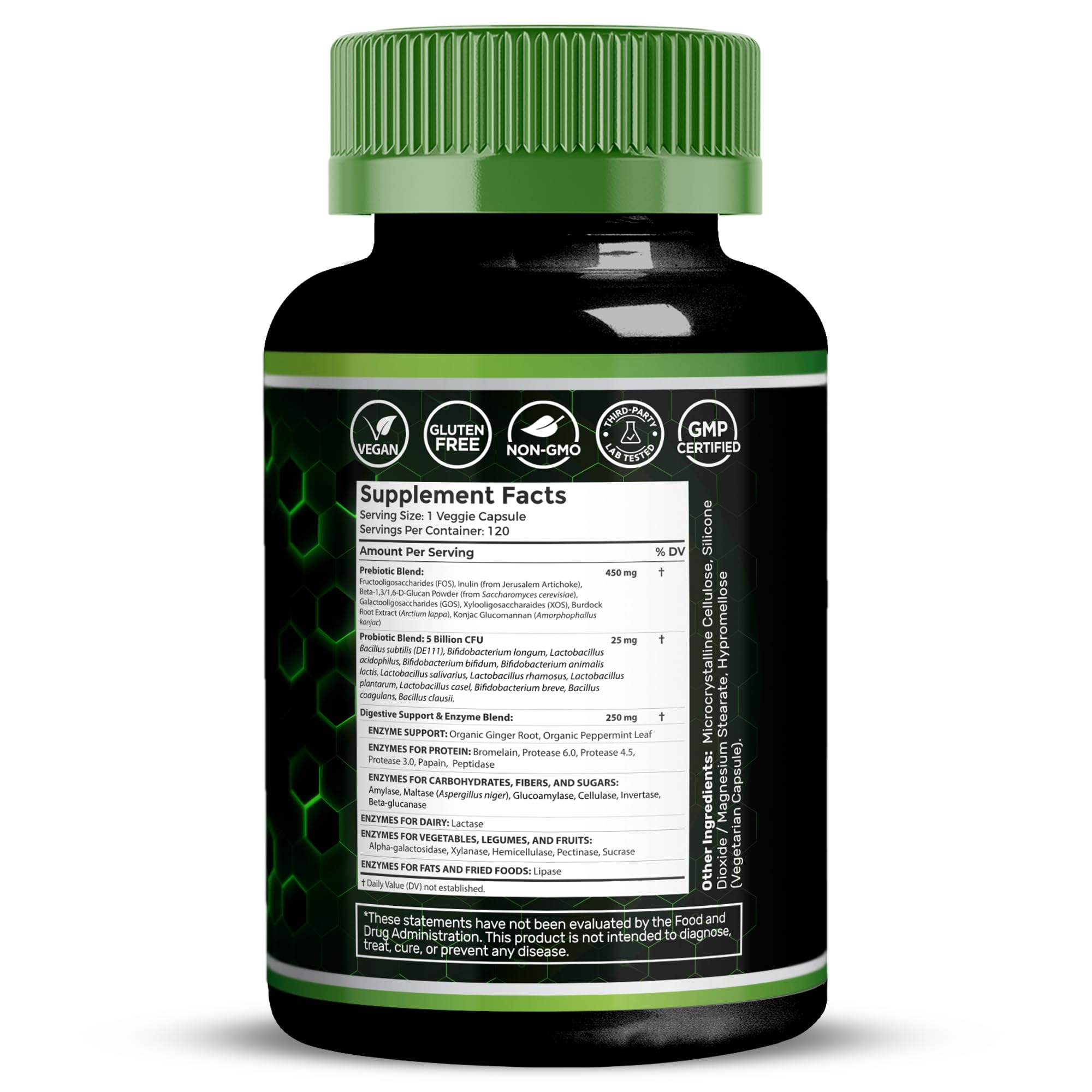 Wellness LabsRx digestive enzymes capsules offer easy daily support with meals.