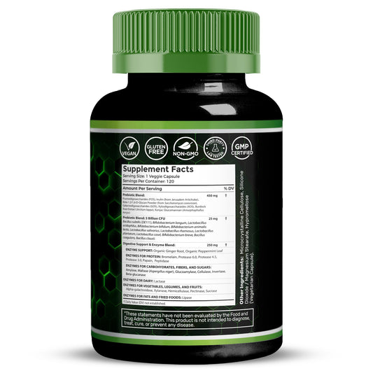 Wellness LabsRx digestive enzymes capsules offer easy daily support with meals.
