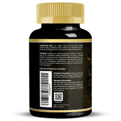 WELLNESS LABSRX Himalayan Shilajit label displays purity and safety details.