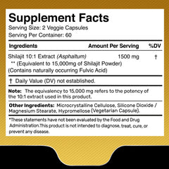 WELLNESS LABSRX Himalayan Shilajit packaging emphasizes sustainable sourcing and premium quality.
