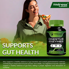 Wellness LabsRx immune support graphic hints at gut-immune connection.
