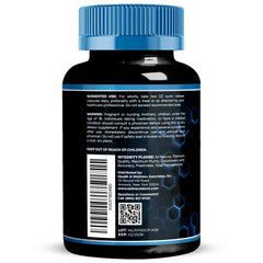 WELLNESS LABSRX Liposomal NAD+ bottle back label detailing ingredients and certifications