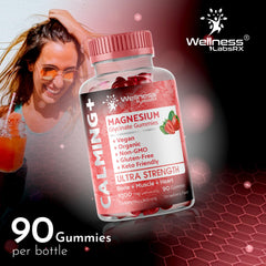 Wellness LabsRx Magnesium Glycinate Gummies adult-use scene suggests daily wellness routine