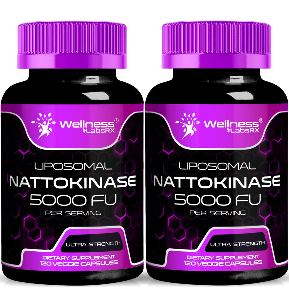 Wellness LabsRx nattokinase capsules with 5000 FU dose for daily wellness