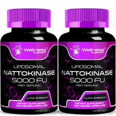 Wellness LabsRx nattokinase capsules with 5000 FU dose for daily wellness