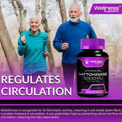 Two-pack Wellness LabsRx nattokinase box indicating value