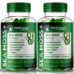 WELLNESS LABSRX Sea Moss Gummies bottle, convenient daily wellness option
