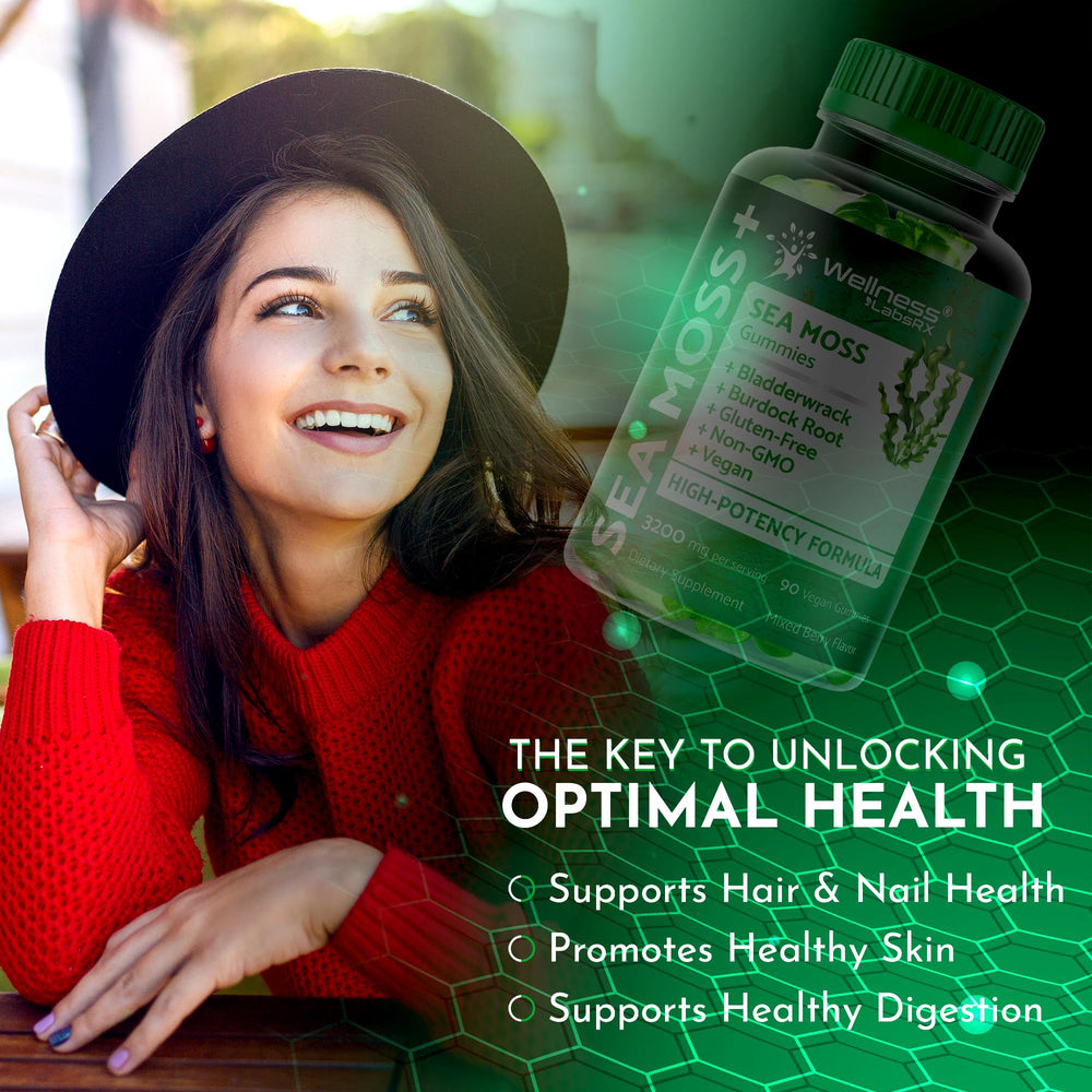 WELLNESS LABSRX Sea Moss Gummies serving after meals