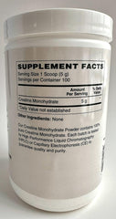 Balterra creatine monohydrate scoop for accurate 5 g dosing.