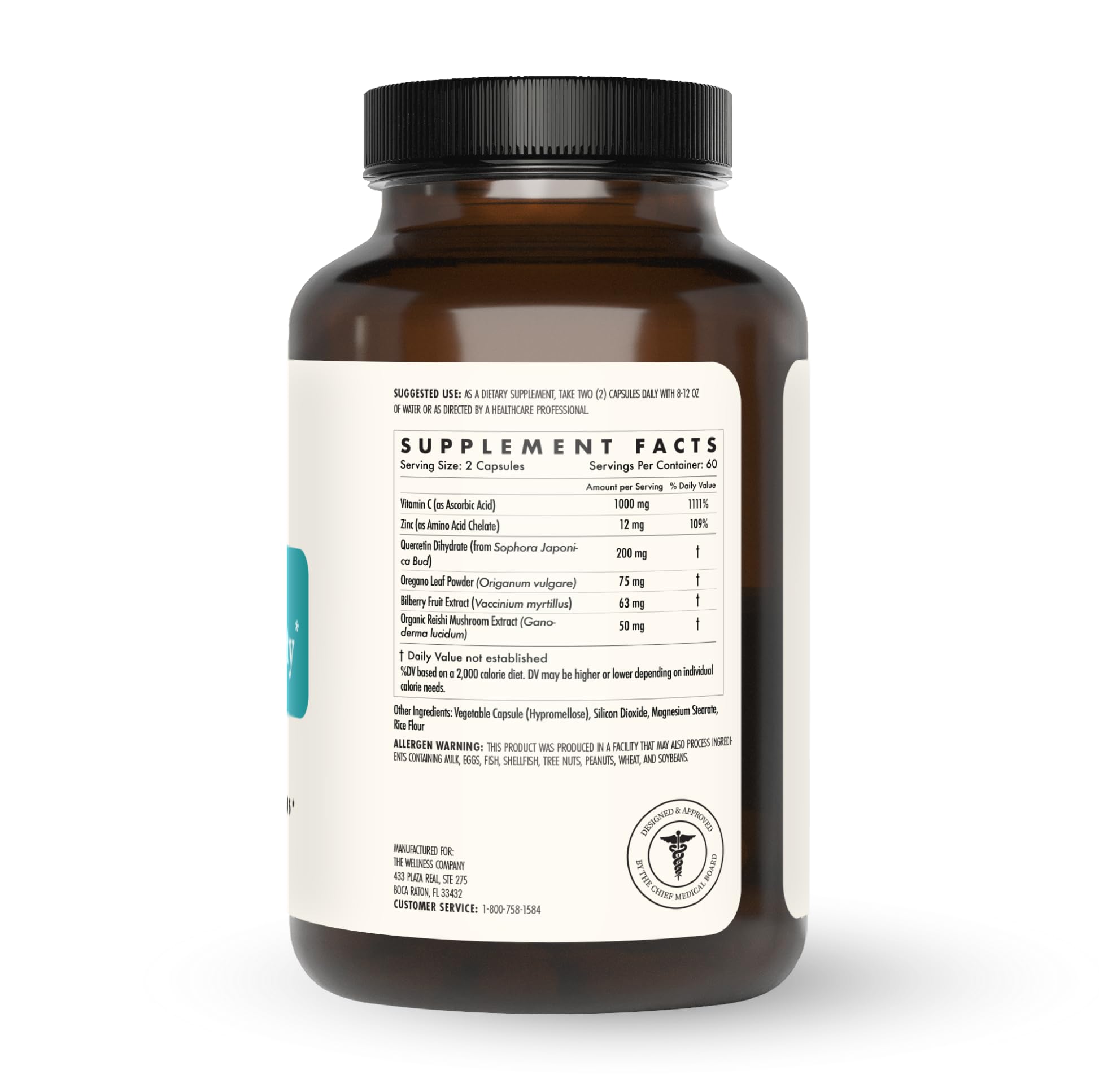 Natural Immunity capsules close-up showing two-daily-dose tablets.