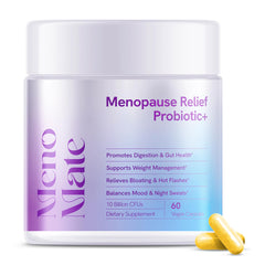Wellness Nest MenoMate bottle pour shows easy daily use for menopause support