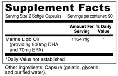 Wellness Resources Daily DHA testing seal underscores batch purity and toxin screening.