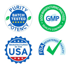 Wellness Resources box packaging highlights quality and third-party testing.