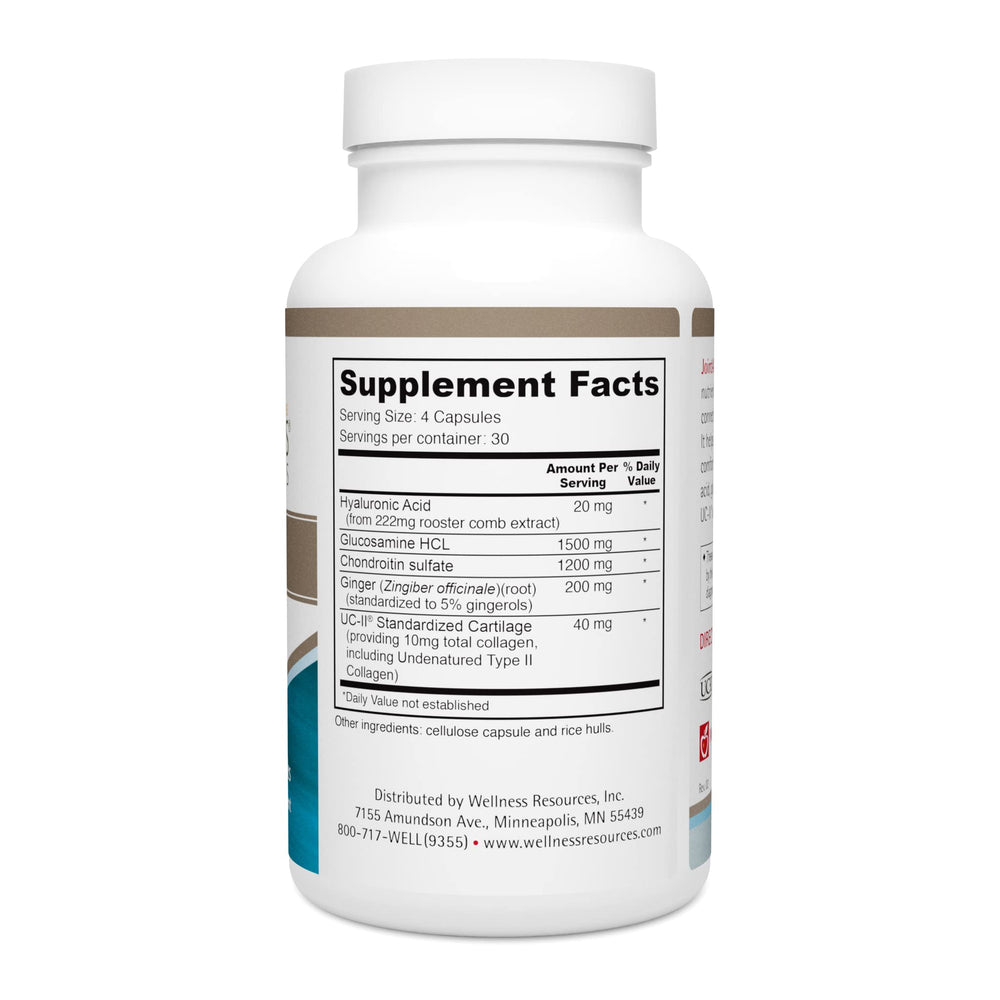 Wellness Resources JointAll bottle pour showing convenient daily dosing
