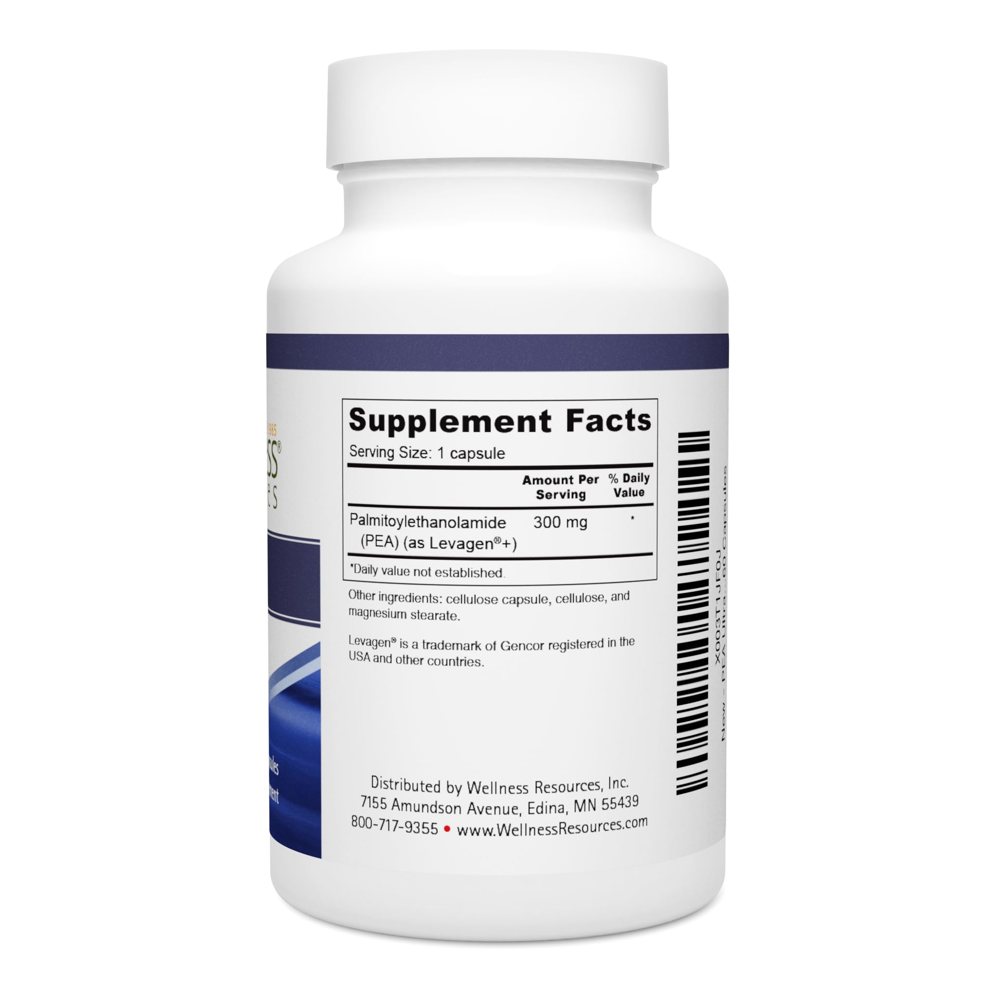 Wellness Resources Pea Ultra bottle with LipiSperse emphasizes absorption.