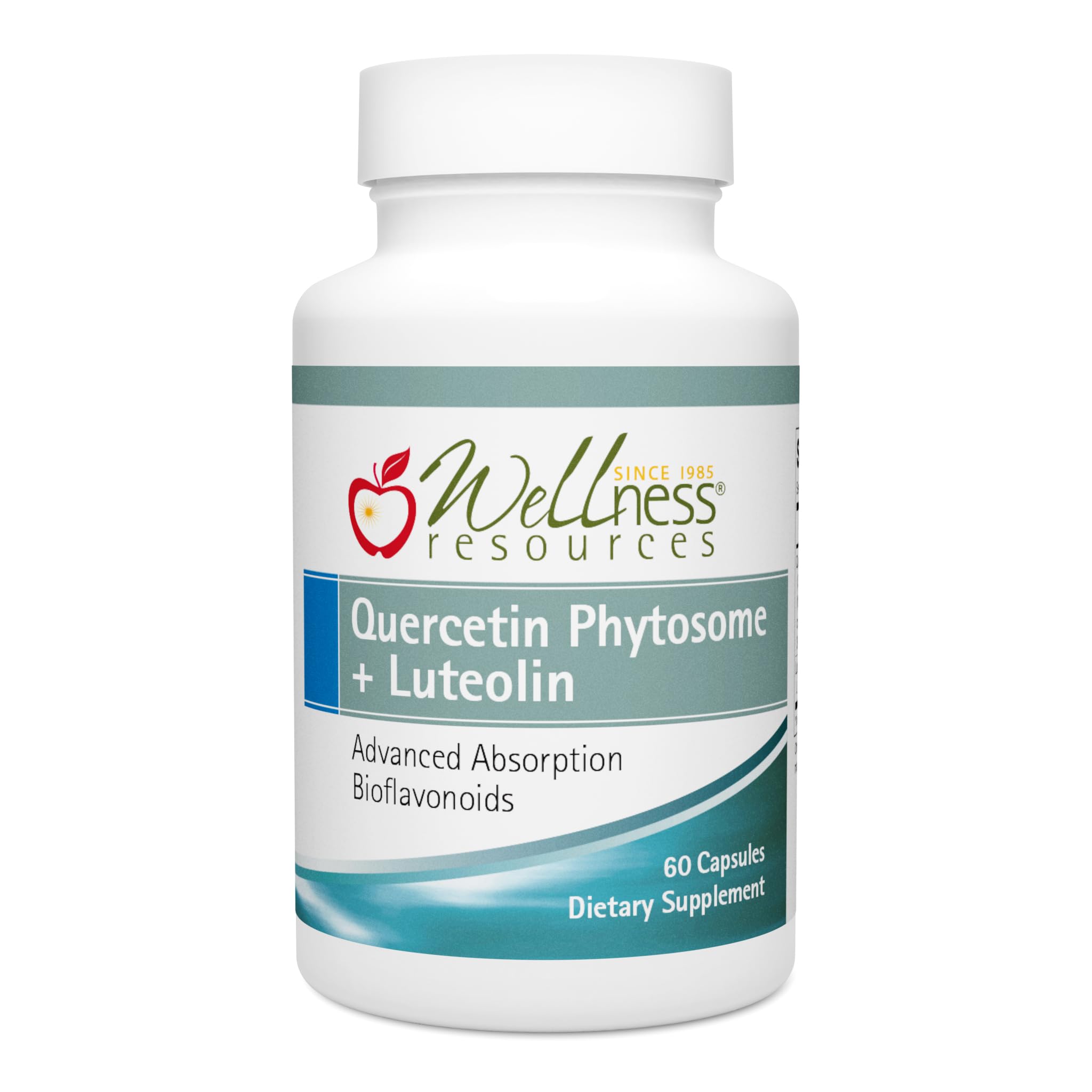 Wellness Resources Quercetin Phytosome bottle image for immune support and seasonal allergy relief.