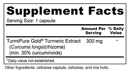 Wellness Resources Turmeric Gold capsule on kitchen counter ready for routine use.