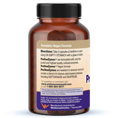 WellnessOne ProOneZyme GMP-certified facility note on packaging.