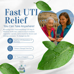 WellnessPartners Soy-free and Dairy-free D-Mannose capsules for sensitive diets.